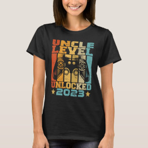 T-shirt Oncle niveau déverrouillé 2023 Faire-part bébé onc