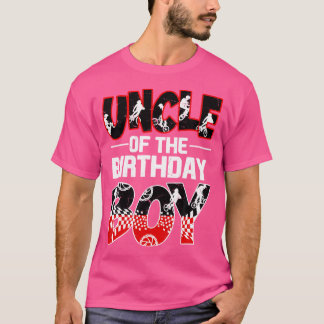 T-shirt Oncle Of The Birthday Boy Bmx Vélo Matching Famill