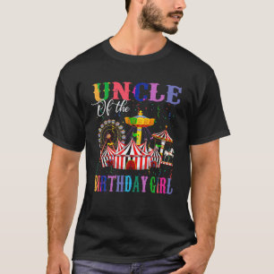 T-shirt Oncle of the Birthday Girl Princess Circus Party C