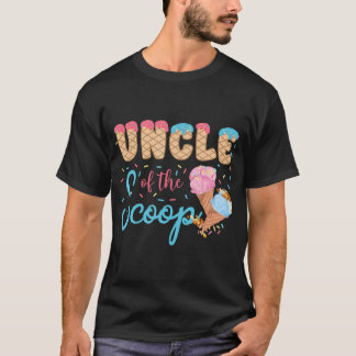 T-shirt Oncle Of The Scoop Ice Cream Genre Reveal Baby Sh