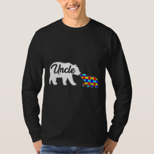 T-shirt Oncle Ours Sensibilisation sur l'autisme Amour Sou