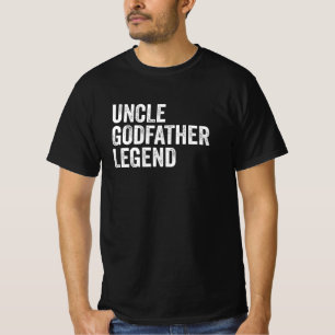 T-shirt Oncle Parrain Légende Retro Distressed