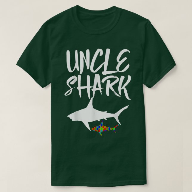 T-shirt Oncle Requin Tee s Drôle Femmes Requins Oncle Lov (Design devant)