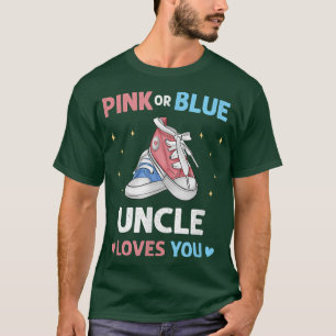 T-shirt Oncle rose ou bleu vous aime Frère Bébé Genre R