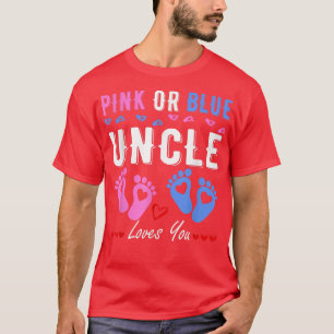 T-shirt Oncle Rose Ou Bleu Vous Aime Révélation De Sexe 56