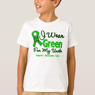 T-shirt Oncle - Ruban de sensibilisation au vert