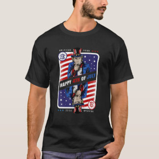 T-shirt Oncle Sam 4 juillet American Pride Patriotique