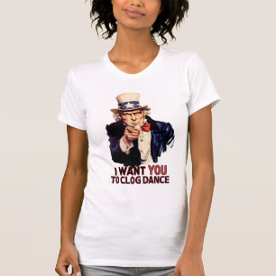 T-shirt Oncle Sam Clogging danse