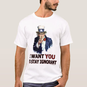 T-shirt Oncle Sam (séjour ignorant)