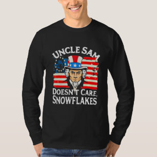 T-shirt ONCLE SAM S'EN FOUT DES FLOCONS DE NEIGE Drôle d'A