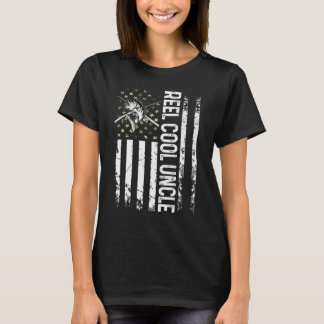 T-shirt Oncle Super Cool Usa Pour Papa Pêche Papa