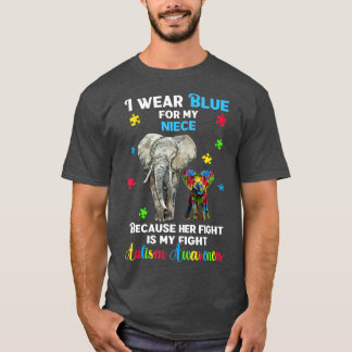 T-shirt Oncle Tante Sensibilisation sur l'autisme s, Eléph