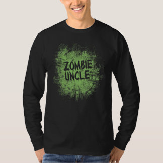 T-shirt Oncle zombie cool costume d'Halloween paresseux zo