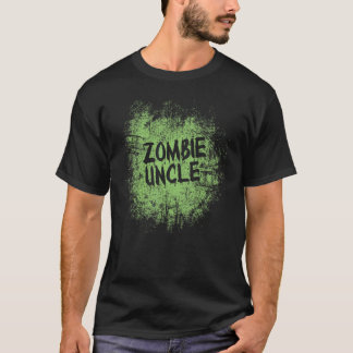 T-shirt Oncle zombie cool costume d'Halloween paresseux zo