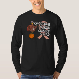 T-shirt Oncologie Infirmière Gobble Squad Jour de la Turqu