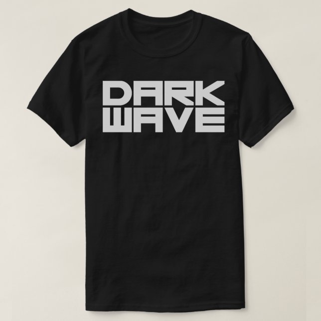 T-shirt onde sombre 1 (Design devant)