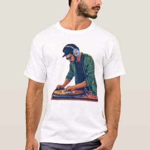 T-shirt onde sonore Quantum DJ