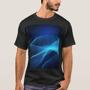 T-shirt Ondes bleues dans la lumière brillante
