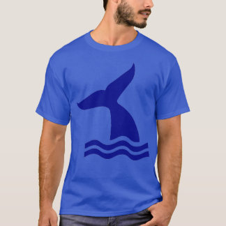 T-shirt Ondes d'ailerons de baleine