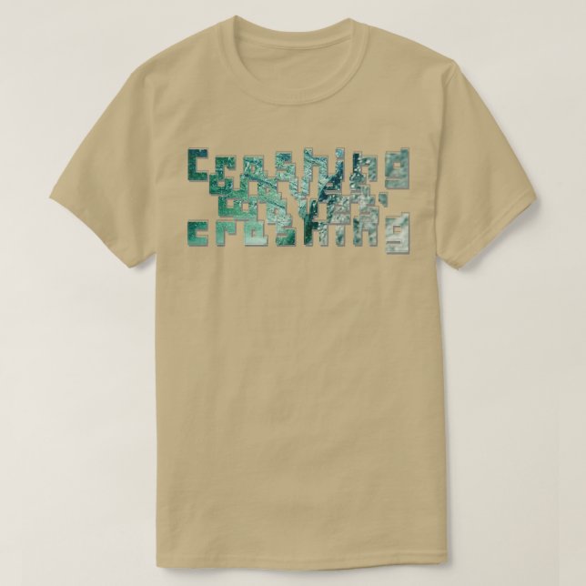 T-shirt Ondes écrasantes qui s'écrasent (Design devant)