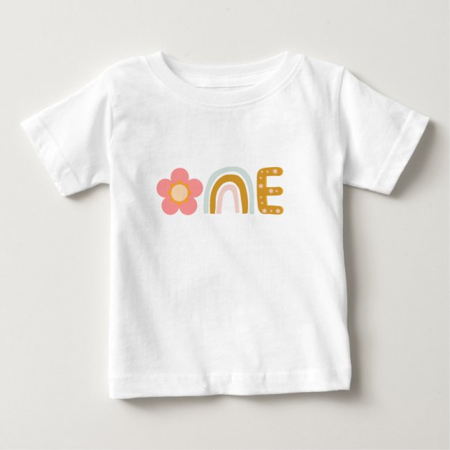 T-shirt One Baby Girl One (Devant)