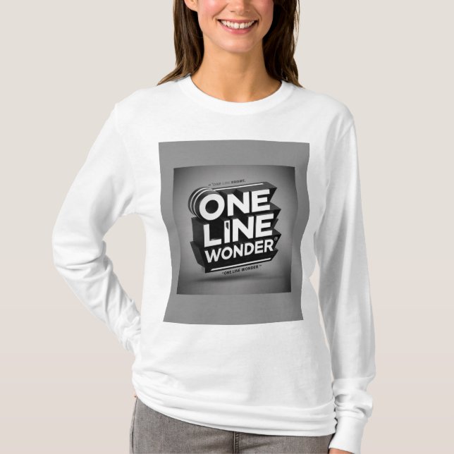T-shirt One Line Wonder  (Devant)