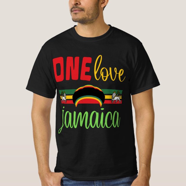 T-shirt ONE Love Jamaica (Devant)