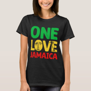 T-shirt One Love Jamaica I Rasta I Rastafari I Jamaican Re