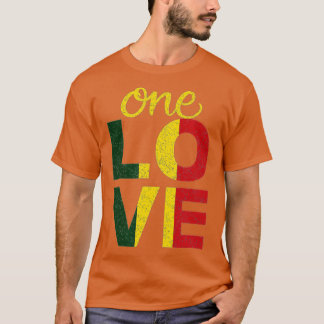 T-shirt One Love Jamaican Rasta