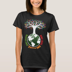 T-shirt One Love One People One Earth Peace Advocates
