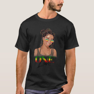 T-shirt One Love Reggae Music Lover Rastafari Jamaican Ras