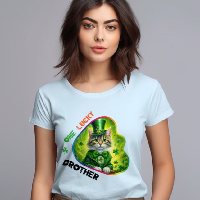 T-shirt One Lucky Brother - Chelem de poésie irlandaise (Créateur téléchargé)