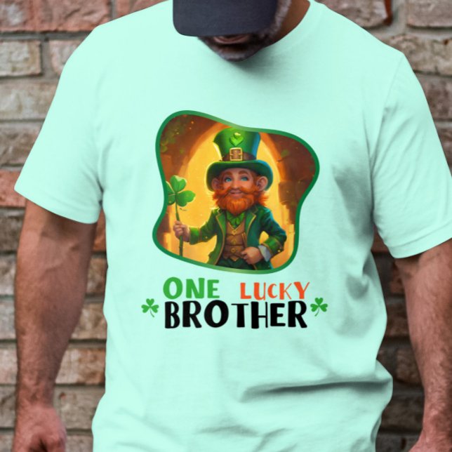 T-shirt One Lucky Brother - Irish Blessings (Créateur téléchargé)