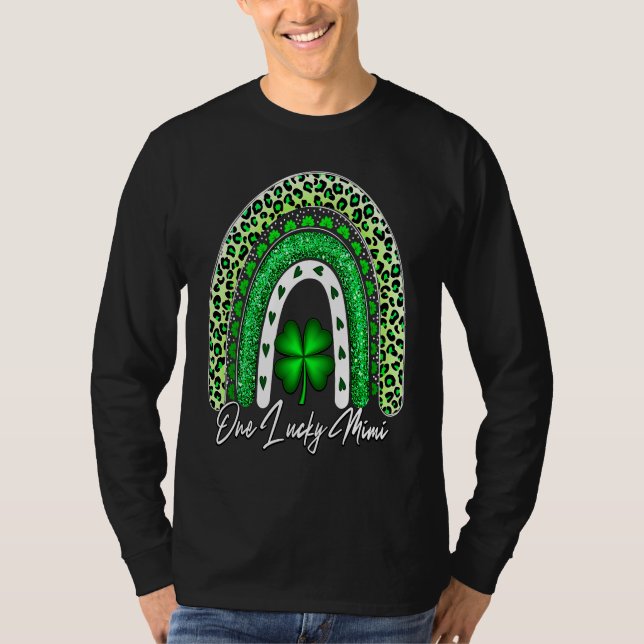 T-shirt One Lucky Mimi Matching Family St Patricks Day Mim (Devant)
