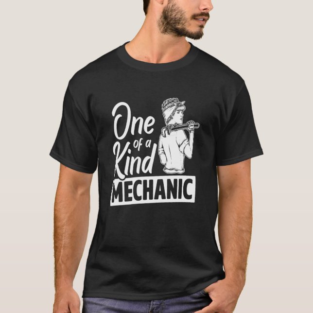 T-shirt One Of A Kind Mechanic Car Repair Automobile Repai (Devant)