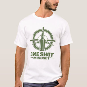 T-Shirt One Shot Mindset taktisches Geschoss