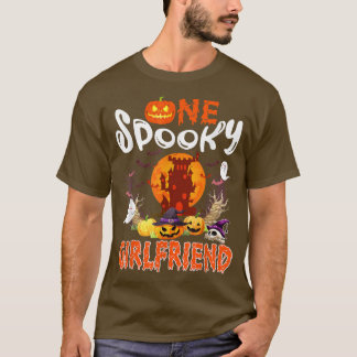T-shirt One Spooky Funny Girlfriend Halloween Couple Costu