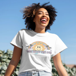 T-shirt One With The Sun, Chemises de plage, Vacances d'ét