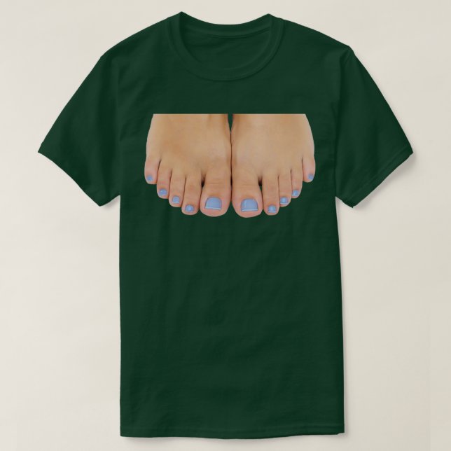 T-shirt Ongles bleues (Design devant)