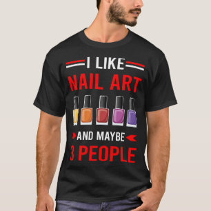 T-shirt Ongles d'art Onglerie Manucure Manucure Pédicure