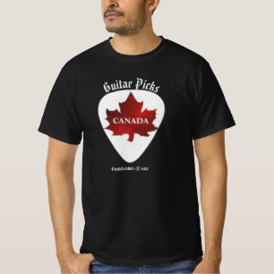 T-shirt Onglets de guitare canadiens