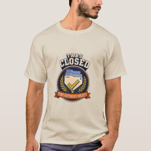 T-shirt Onglets Fermés Badge Humoristique Navigateur Rétro