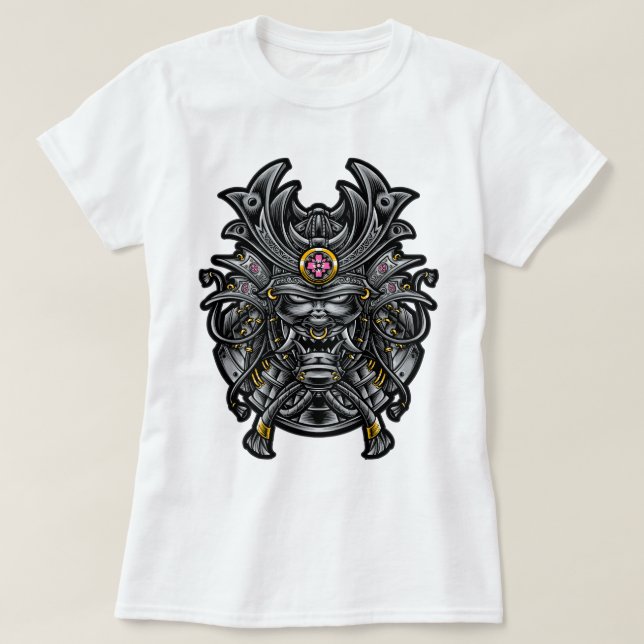 T-shirt Oni Masque Samurai (Design devant)