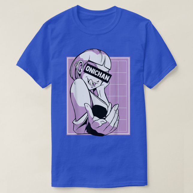T-shirt Onichan - Cute Kawaii Anime Girl - Japonaise Manga (Design devant)