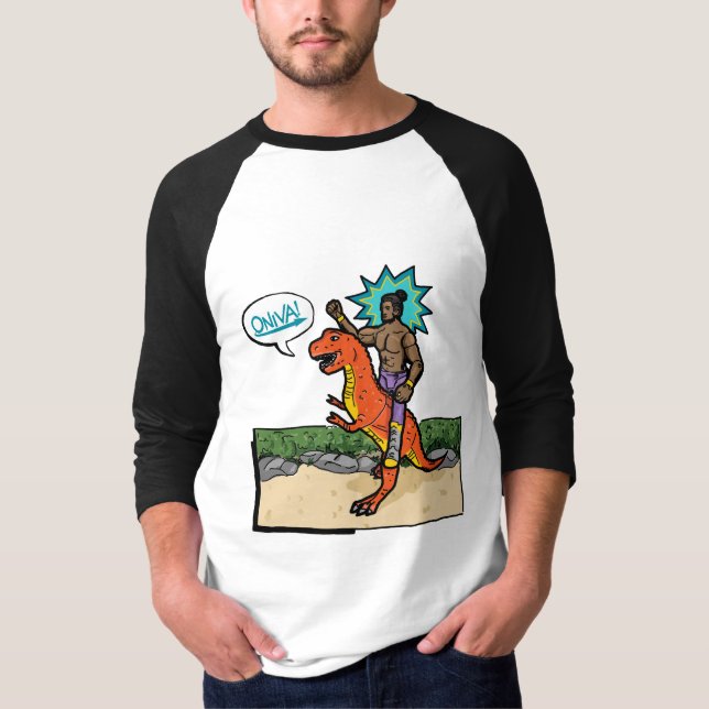 T-shirt ONIVA ! Dino Lutteur (Devant)