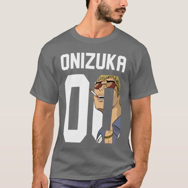 T-shirt Onizuka friends retro (Devant)