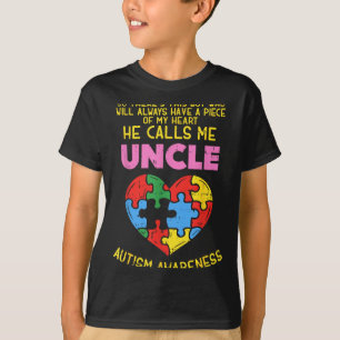 T-Shirt Onkel Autismus-Bewusstsein Junge Stück mei
