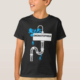 T-shirt Onomatopoeia écriture ou poésie créative
