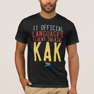 T-shirt Onze langues officielles Afrique du Sud Talk Kak