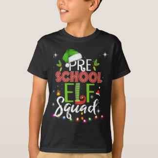 T-shirt Onze Squad Pre School Christmas Teacher